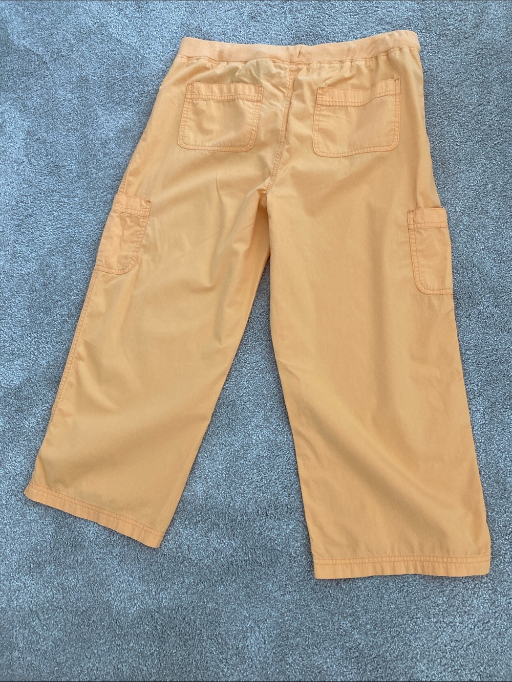 Womens Bright Yellow Cargo Pants